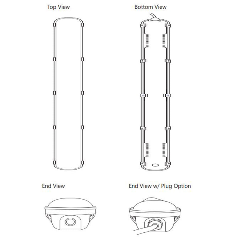 FSC Lighting L27600- AOK Series LED Vaportite