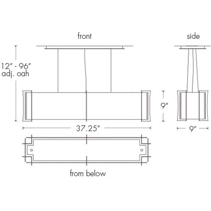 Genesis 11207-SM Indoor/Outdoor Stem Mount Pendant By Ultralights Lighting Additional Image 1