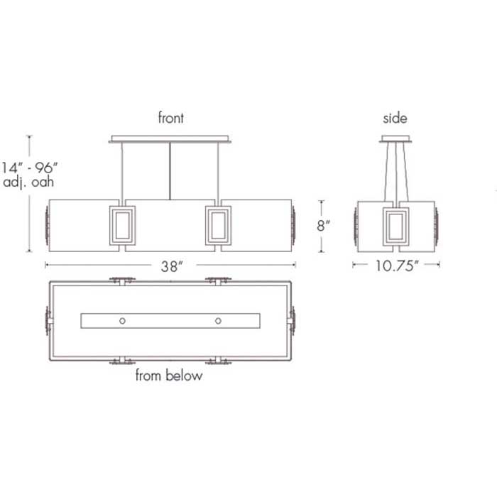 Genesis 11210-SM Indoor/Outdoor Stem Mount Pendant By Ultralights Lighting Additional Image 1