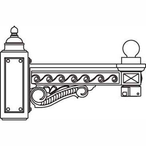 Hadco Urban Hanging Fixtures - Hub Mounting Arms (HFH Series) Poles and Brackets