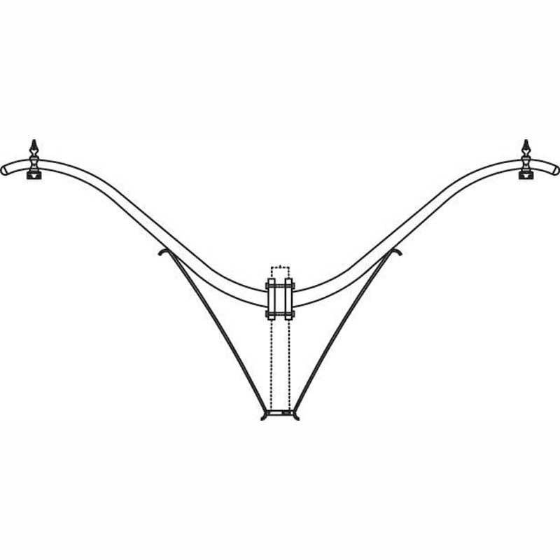 Hadco Urban Hanging Fixtures - Post Mounting Arms (HFP Series) Poles and Brackets