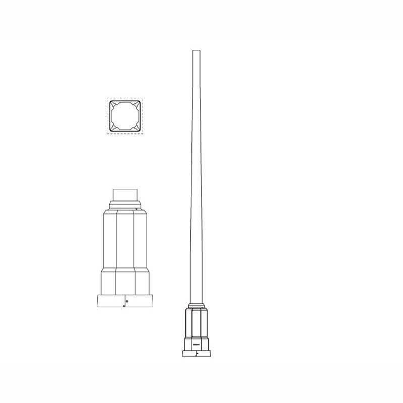 Hadco Urban P1700 Series Poles (P1711, P1761, P1791) Poles and Brackets