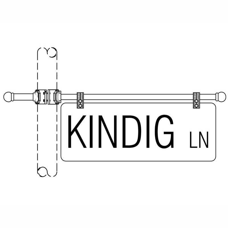 Hadco Urban Street Sign (200) Poles and Brackets