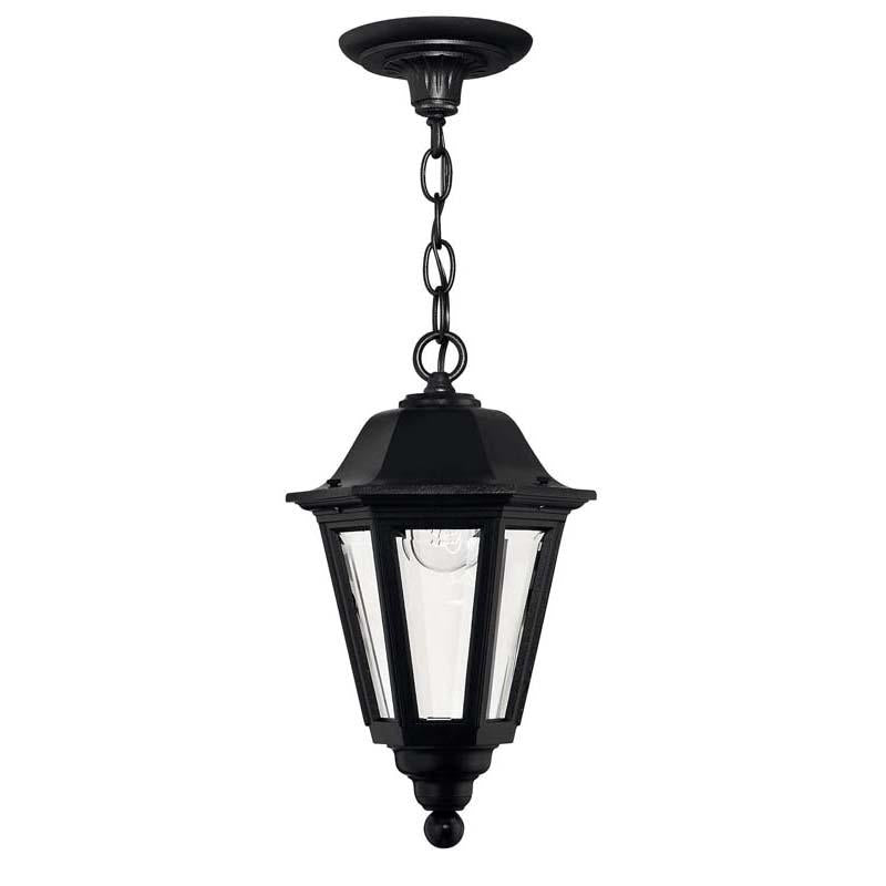 Hinkley 1412BK Outdoor Manor House Black Pendant Lights