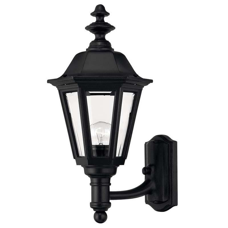 Hinkley 1419BK Outdoor Manor House Black Wall Lights
