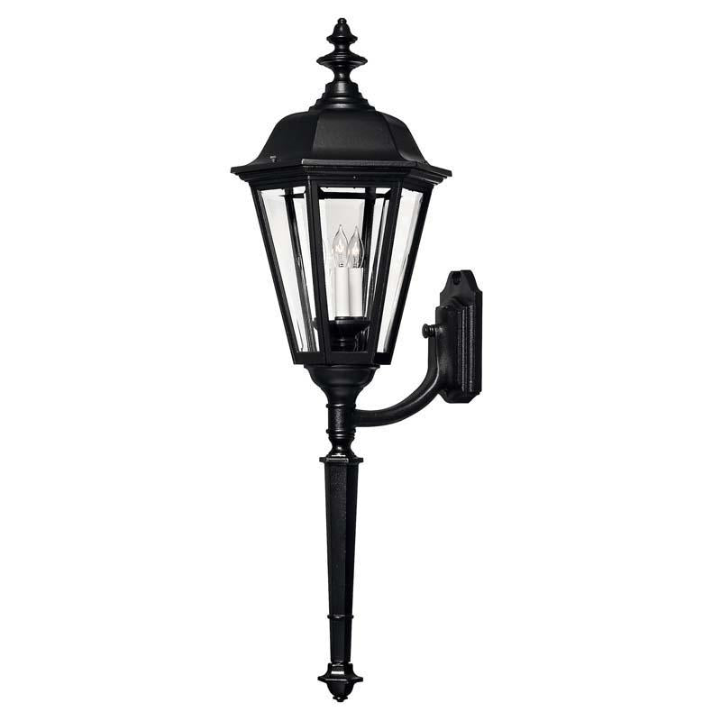 Hinkley 1470BK Outdoor Manor House Black Wall Lights