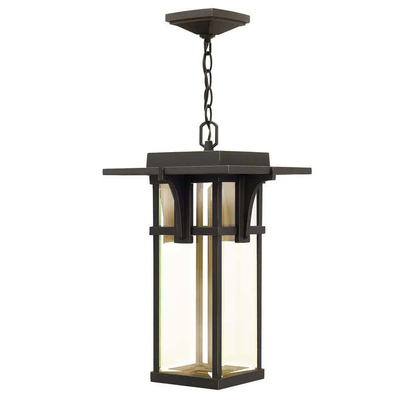 Hinkley 2322OZ Outdoor Manhattan Oil Rubbed Bronze Pendant Lights