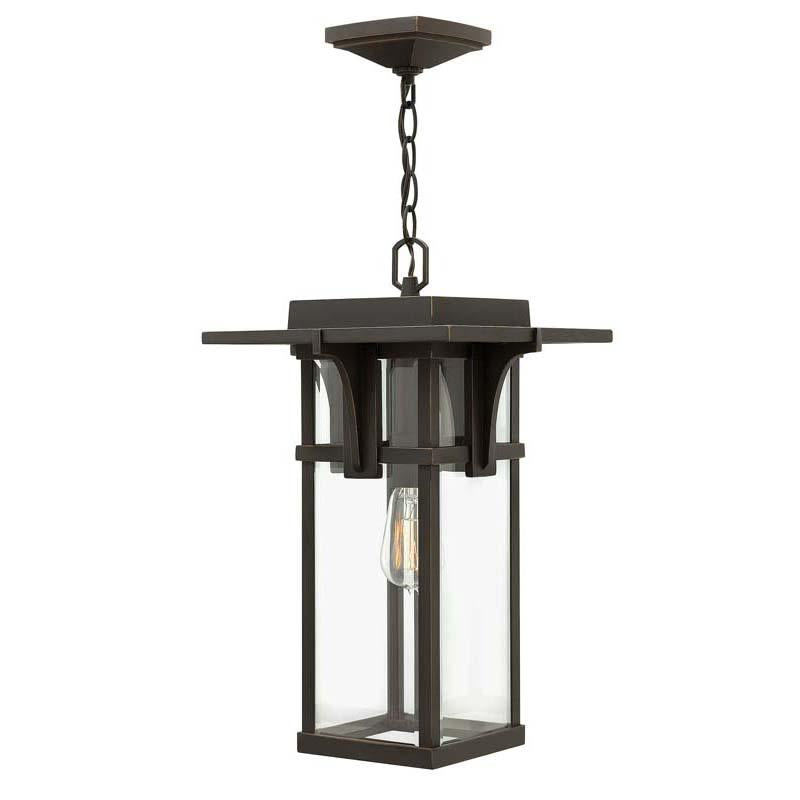 Hinkley 2322OZ Outdoor Manhattan Oil Rubbed Bronze Pendant Lights