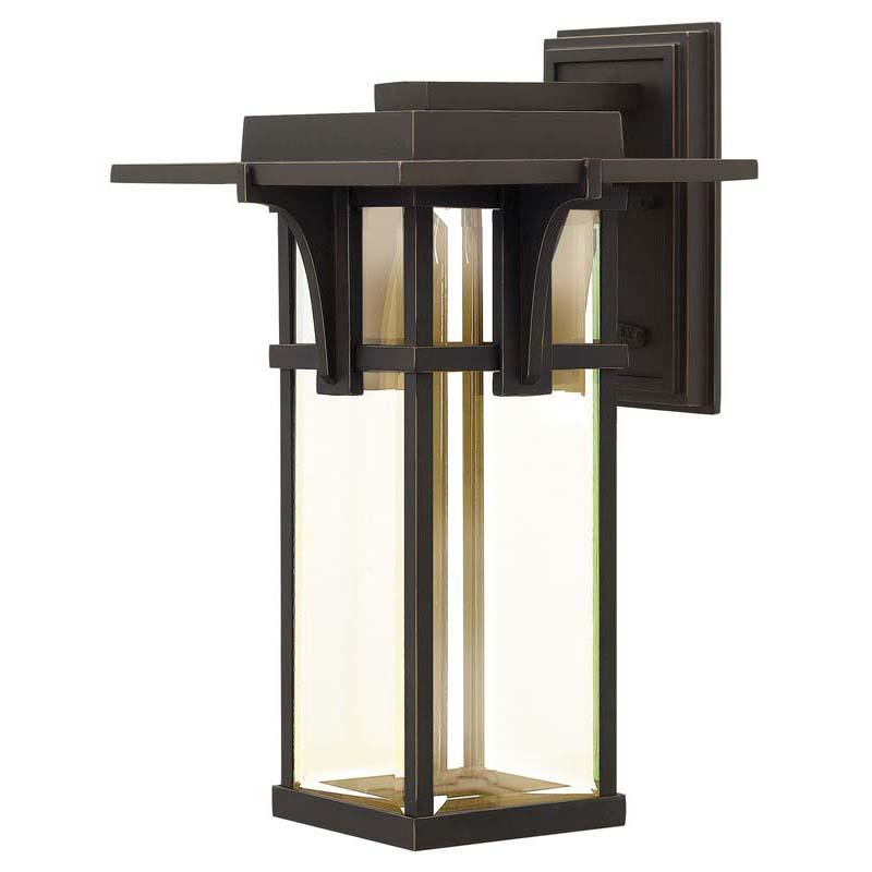 Hinkley 2325OZ Outdoor Manhattan Oil Rubbed Bronze Wall Lights