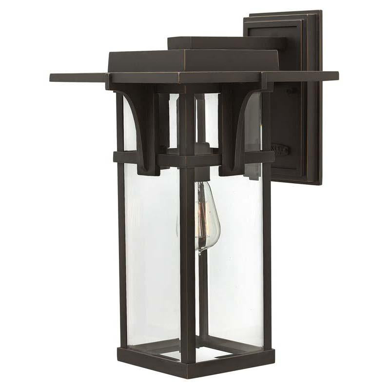 Hinkley 2325OZ Outdoor Manhattan Oil Rubbed Bronze Wall Lights