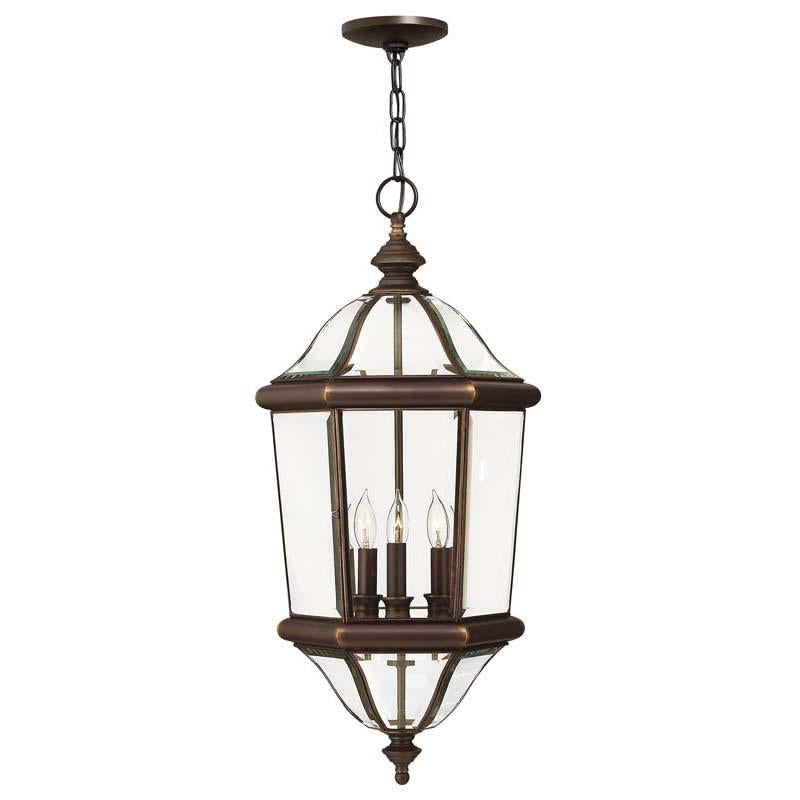 Hinkley 2452CB Outdoor Augusta Copper Bronze Pendant Lights