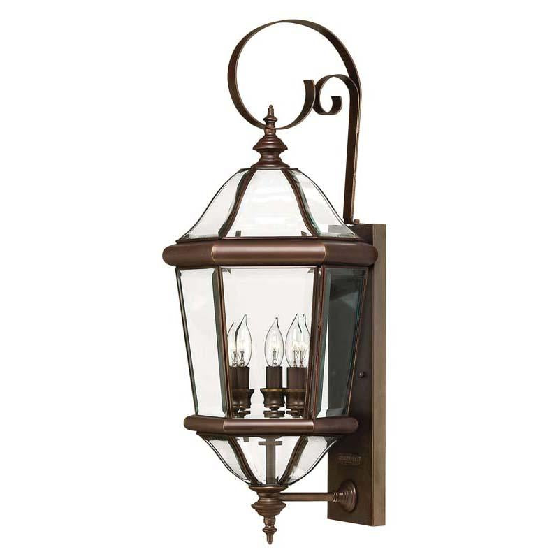 Hinkley 2454CB Outdoor Augusta Copper Bronze Wall Lights