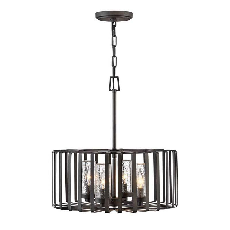 Hinkley 29504BGR Outdoor Reid Brushed Graphite Pendant Lights