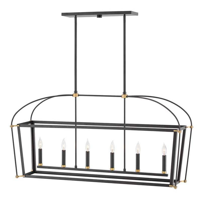 Hinkley 4054BK Chandelier Selby Black Pendant Lights