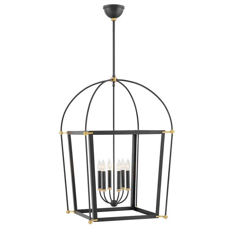 Hinkley 4056BK Chandelier Selby Black Pendant Lights