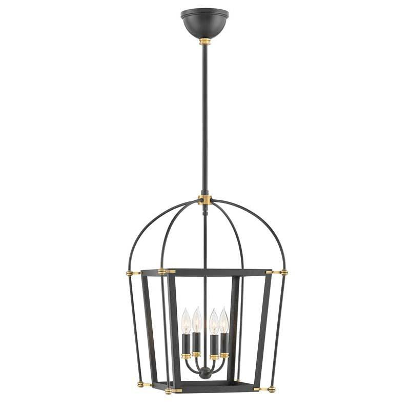 Hinkley 4057BK Selby Black Pendant Lights