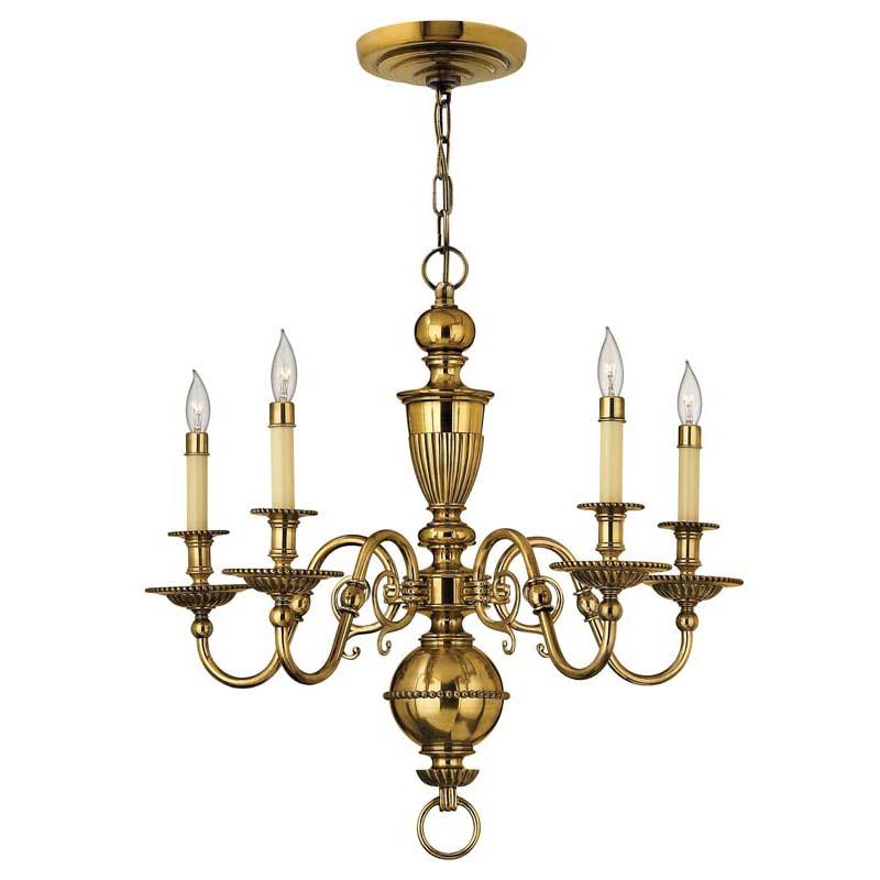 Hinkley 4415BB Chandelier Cambridge Burnished Brass Pendant Lights