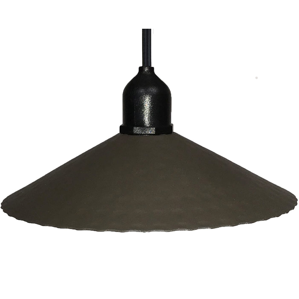 Lightcraft Outdoor Natural Bronze Bistro Hammered Shade