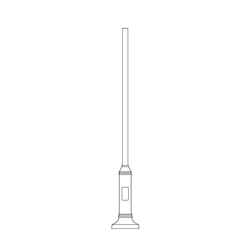 Lumec Lighting Contemporary Medium Bottleneck Poles (AM8, AMT8, SM8)
