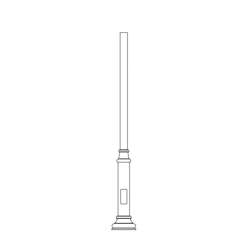 Lumec Lighting Traditional Bottleneck Poles (RAS61, RSS61)