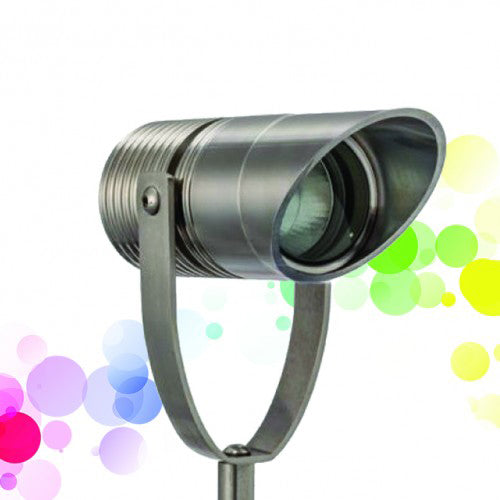 LuxR Lighting Modux Four RGBW Spike Spot Light with Glare Guard