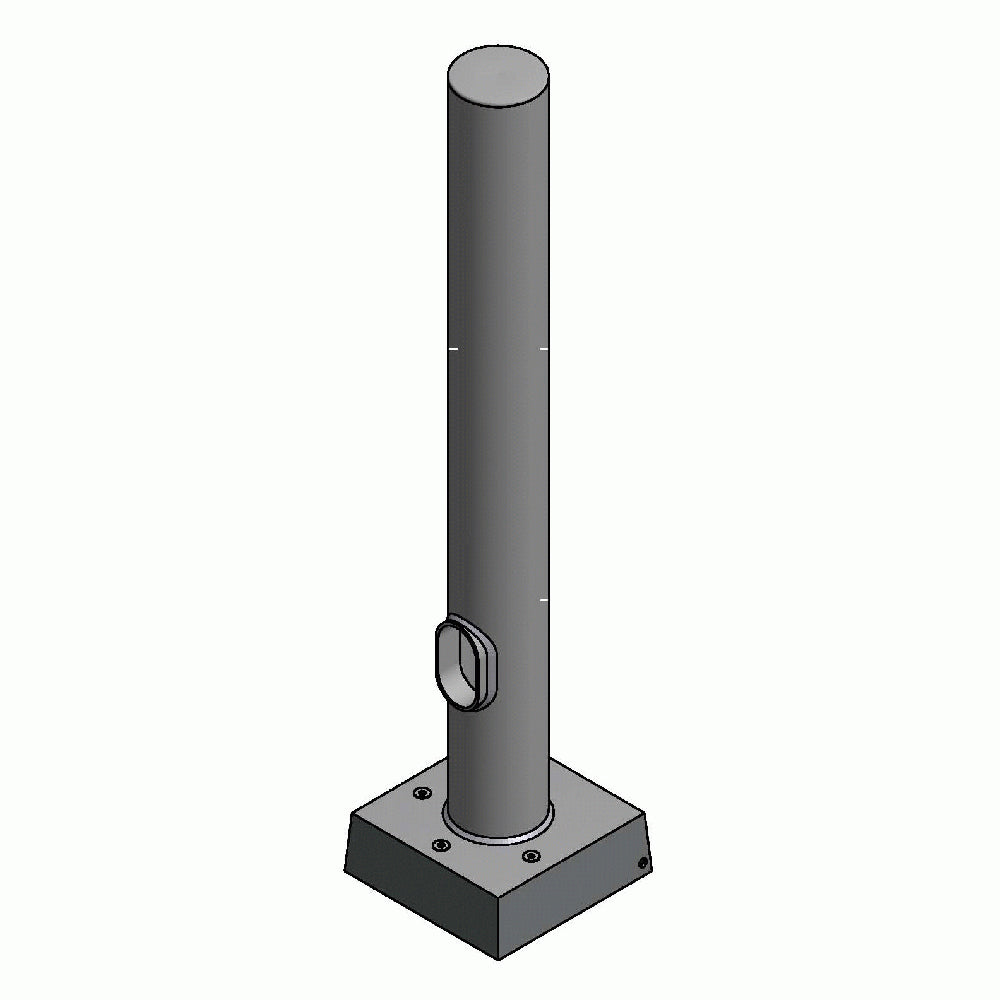 Lyte Poles 605 Round Straight Hinged Aluminum Poles