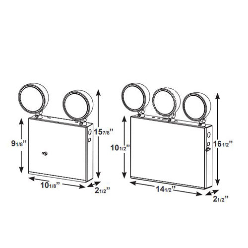 Advantage Environmental Lighting NYEM8 New York Approved Emergency Unit