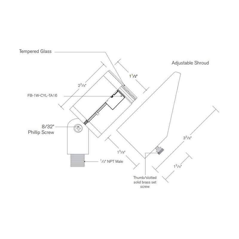 SPJ Lighting MRS. Universe 1W LED Directional Light 12V