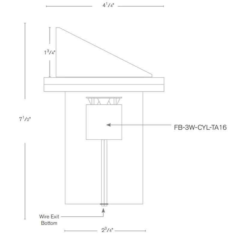 SPJ Lighting SPJ-CBWL-SH 6W LED Adjustable Cast Brass Well Light 12V