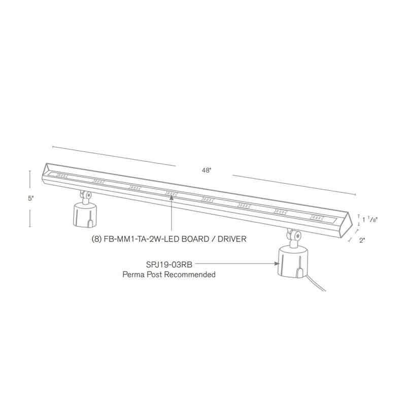 SPJ Lighting SPJ-LSL-48 16W LED Wash Light with Shroud