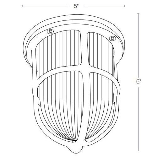 SPJ Lighting SPJ-NS-CM5 Nautical Celing Mount 8W LED RGBW