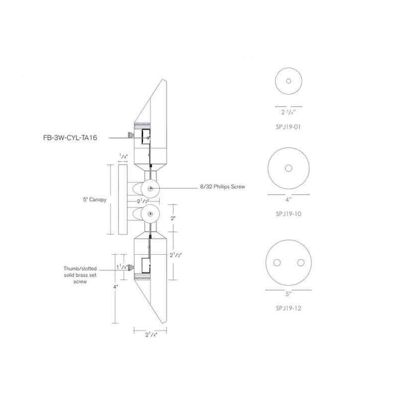 SPJ Lighting SPJ-SN2 6W LED Directional Down Light 12V - Seginus Lighting