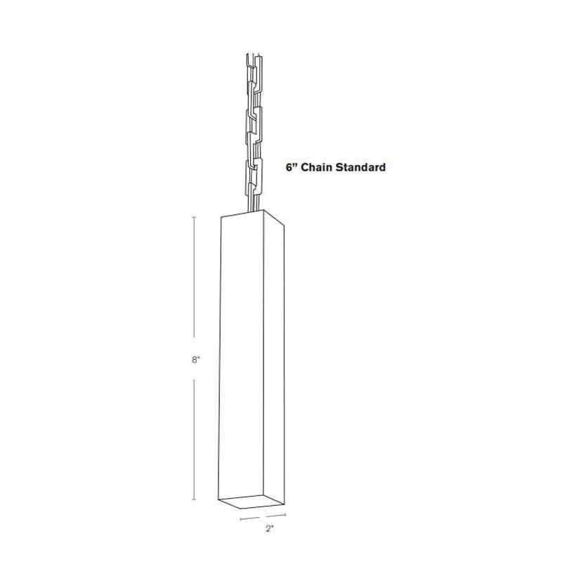 SPJ Lighting SPJ-SQ8-H 2W Hanging Light 12V