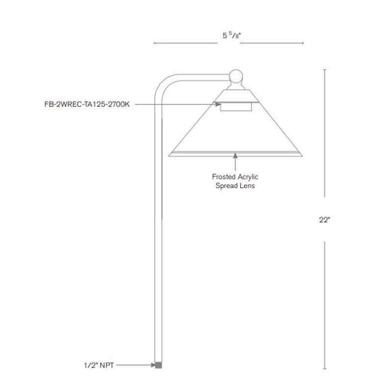 SPJ Lighting SPJ09-01 2W LED Walkway Light 12V