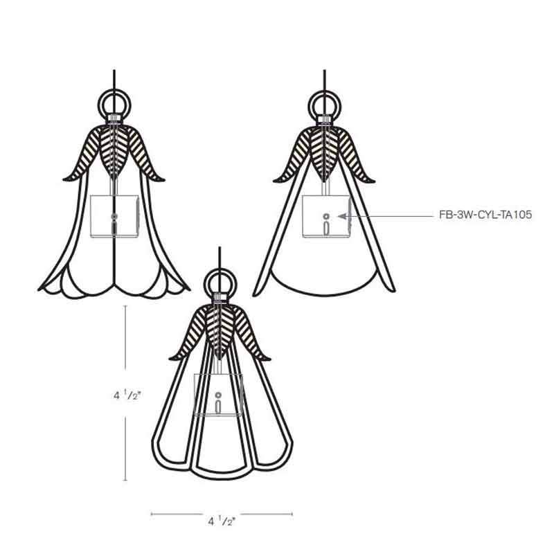 SPJ Lighting SPJ18-08 3W LED Decorative Hanger 12V