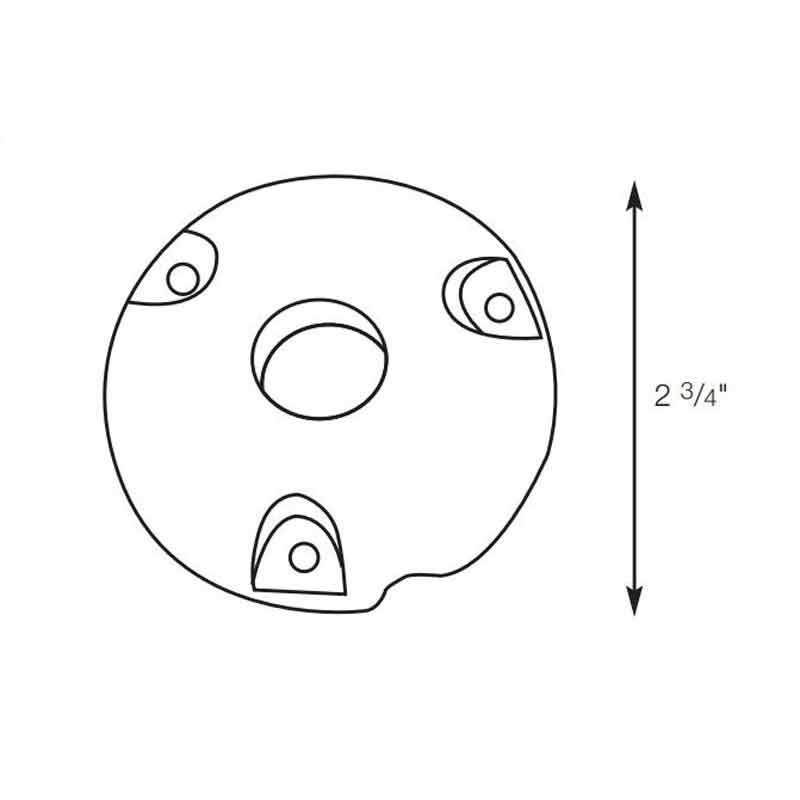 SPJ Lighting SPJ19-01D Brass Surface Mount
