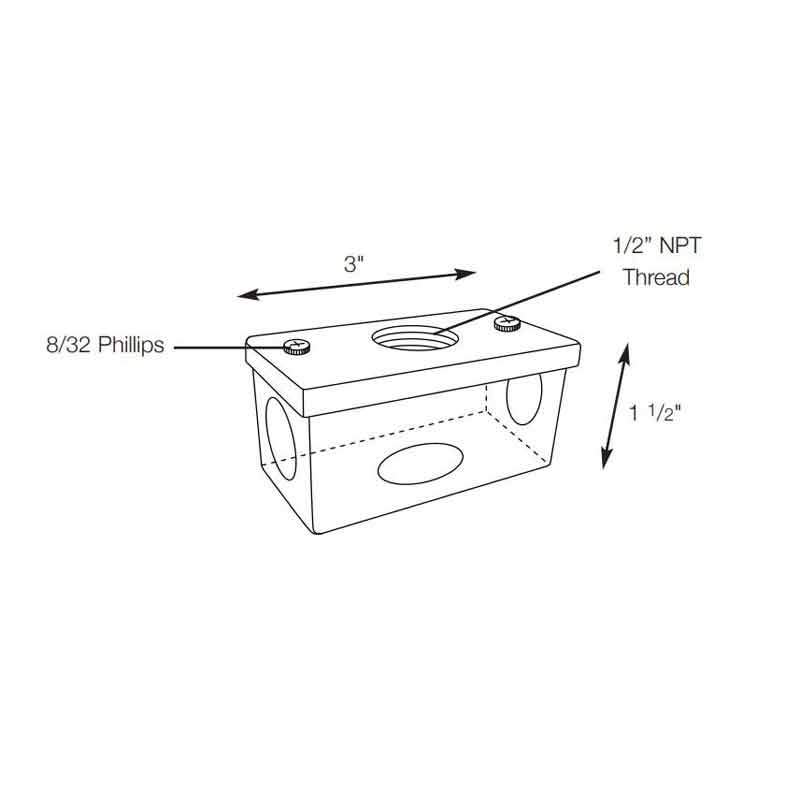 SPJ Lighting SPJ19-08 Mini Splice Box for Tree Straps