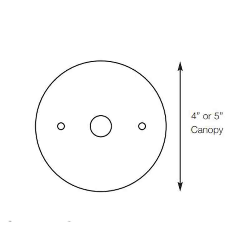 SPJ Lighting SPJ19-11 5 Inch Canopy