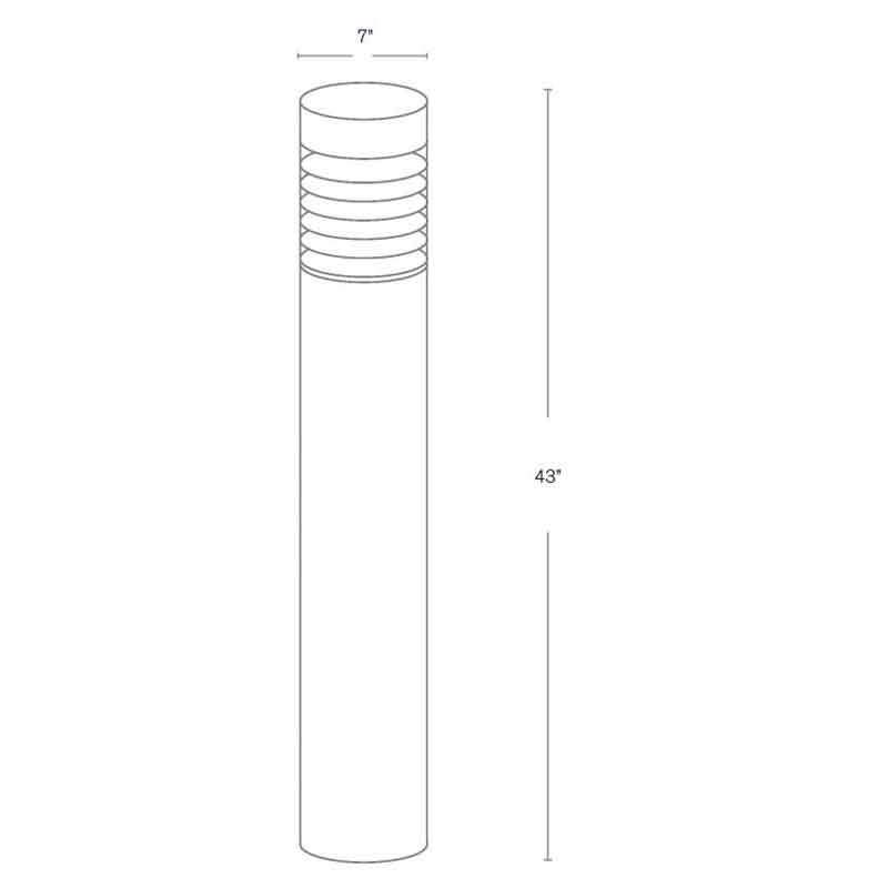 SPJ Lighting SPJ51-20-120 LED Bollard Light 120V