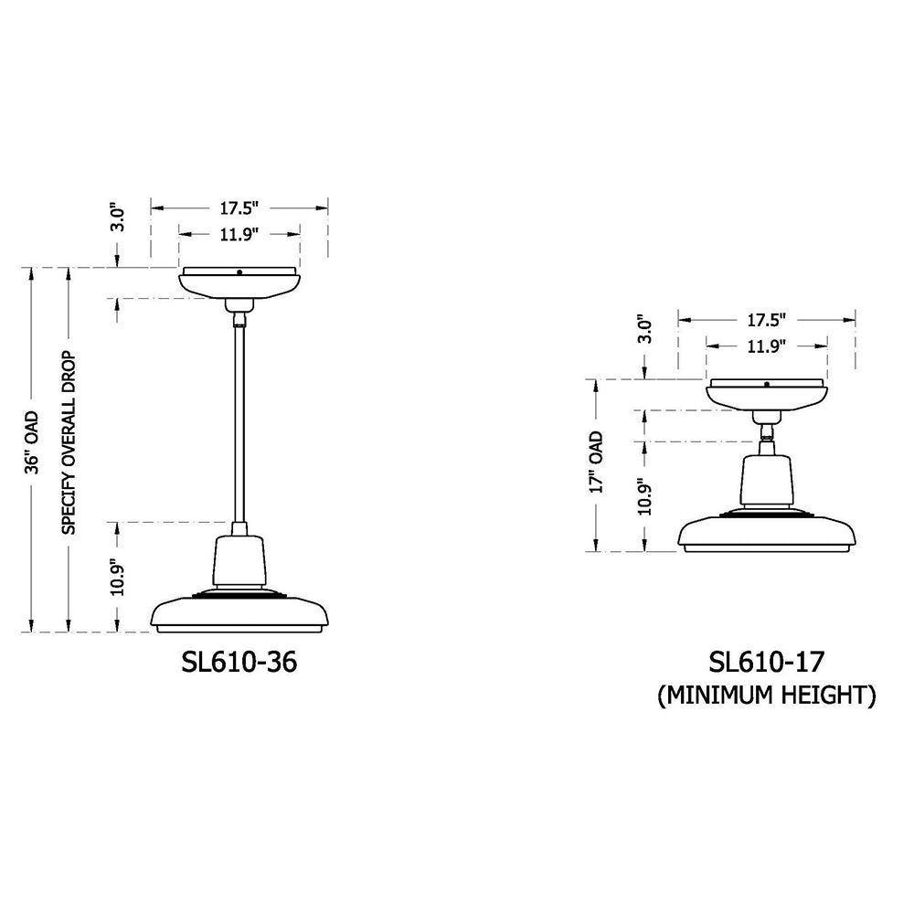 Sternberg Lighting SL610 Solana™ Stem Mount