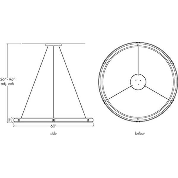 Strata 17374-60 Indoor/Outdoor Pendant By Ultralights Lighting Additional Image 1