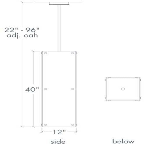 Strata 17378 Indoor/Outdoor Dark Iron Pendant By Ultralights Lighting Additional Image 1