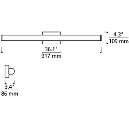 Tech Lighting 700BC Basis 36 Bath Additional Image 1