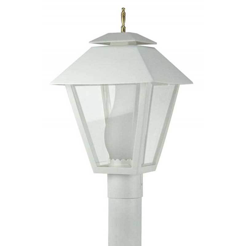 Wave Lighting 111 Colonial Post Top with Glass Chimney