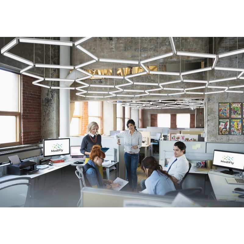 Ledalite ModiFly Linear Suspension Light
