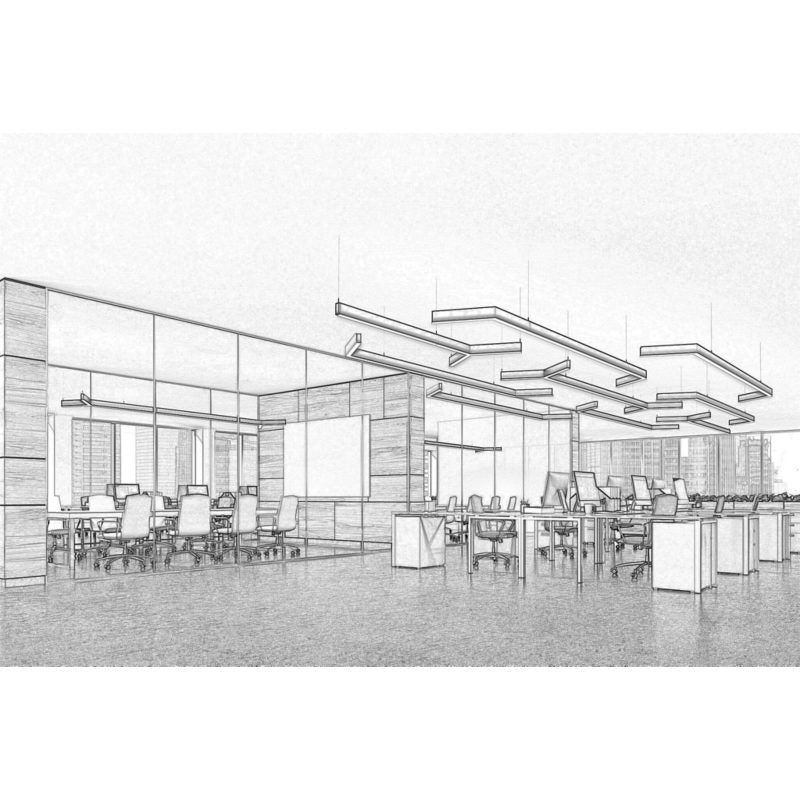 Ledalite TruGroove Architectural Linear Suspended Micro Flex image 9