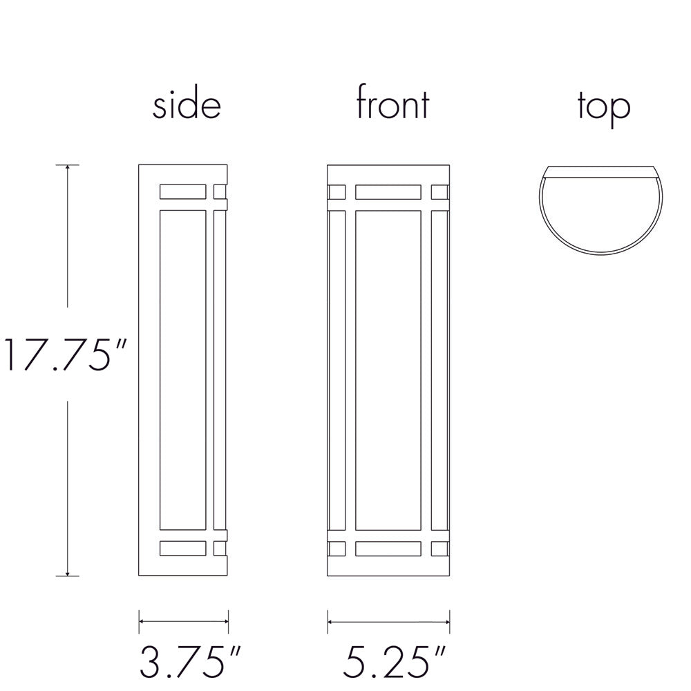 Ultralights Lighting Classics 10181 Exterior Sconce