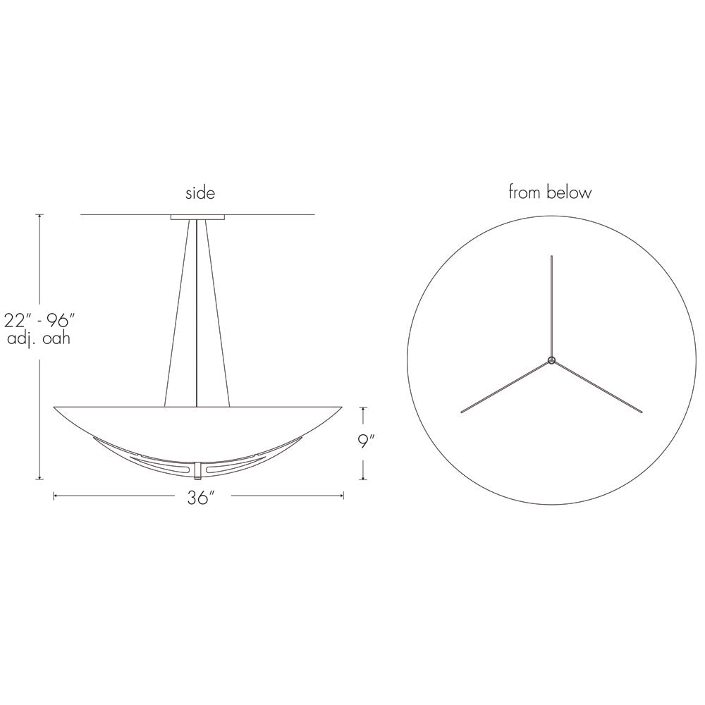 Ultralights Lighting Compass 11203-36 Interior Sconce