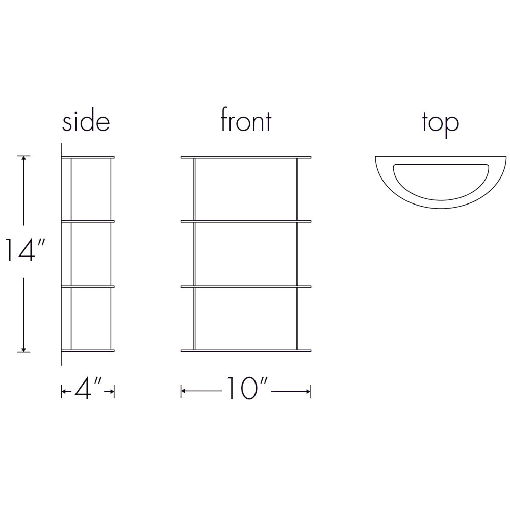 Ultralights Lighting Ellipse 09173 Exterior Sconce