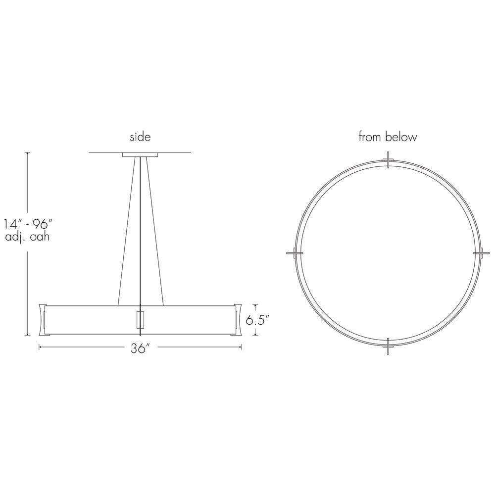 Ultralights Lighting Genesis 11206-36 Interior Sconce